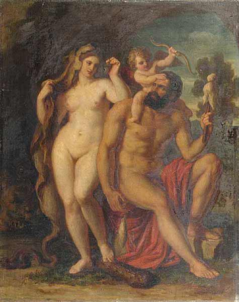 unknow artist Hercules and Omphale oil painting image